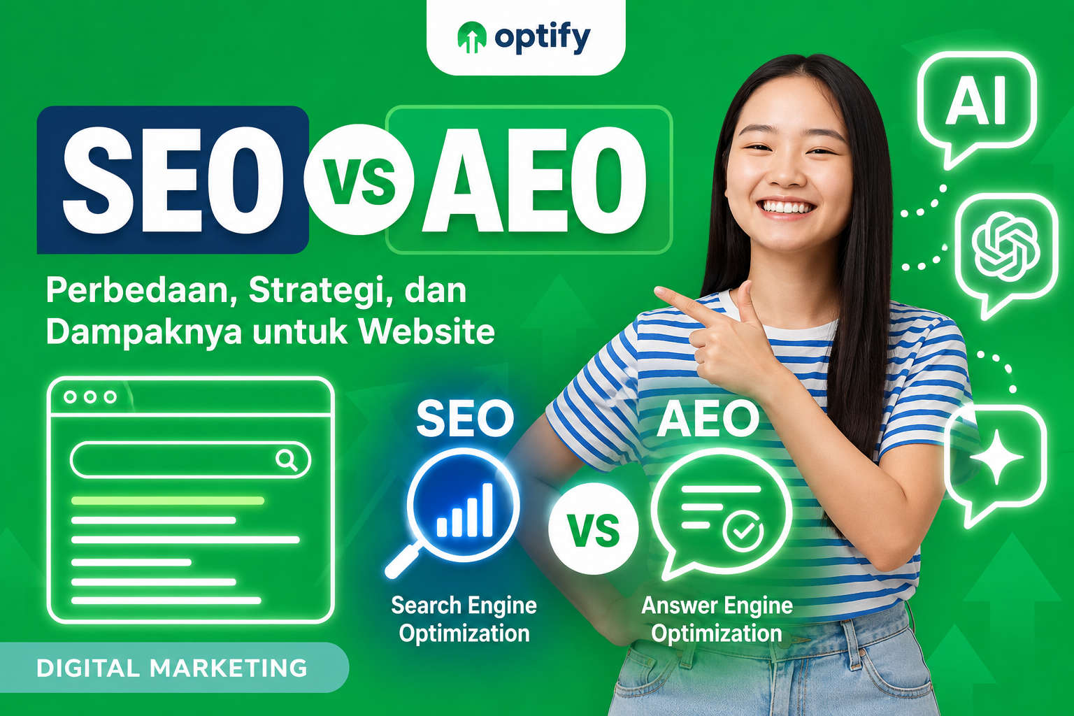 SEO vs AEO: Memahami Perbedaan Search Engine Optimization dan Answer Engine Optimization